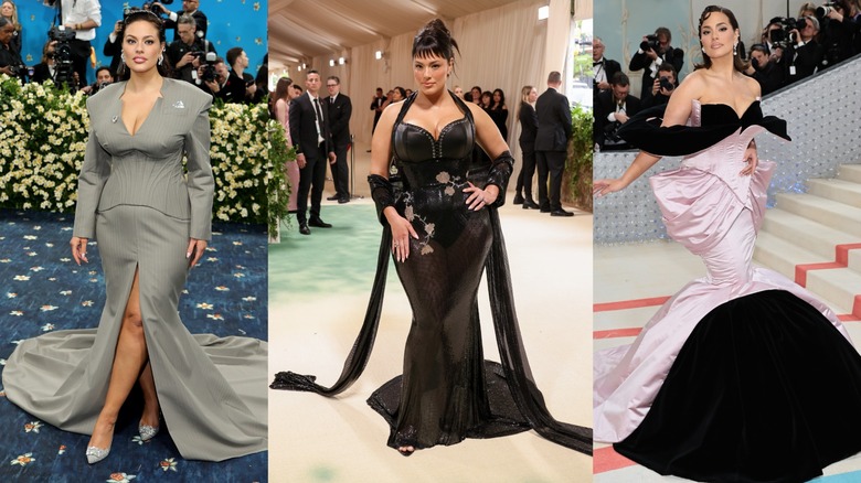 Ashley Graham au Met Gala en 2025, 2024 et 2023
