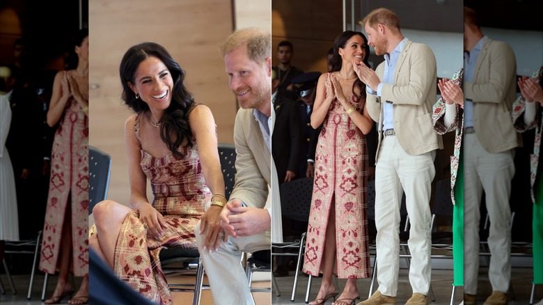Meghan Markle et le prince Harry à Bogota, en Colombie, en 2024.