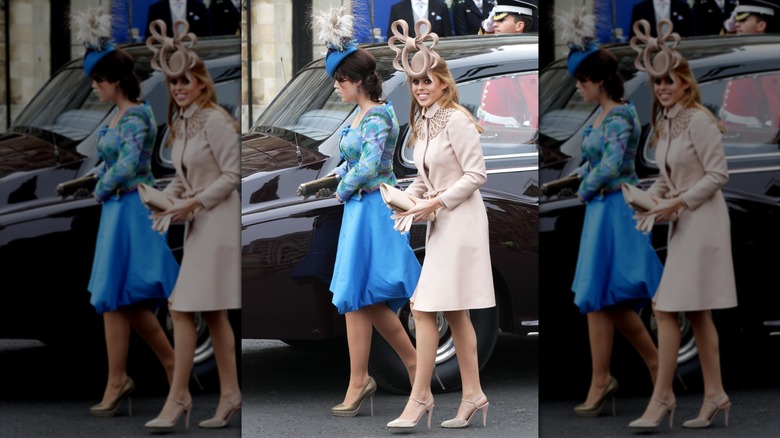 Les princesses Béatrice et Eugénie au mariage du prince William et de Kate Middleton