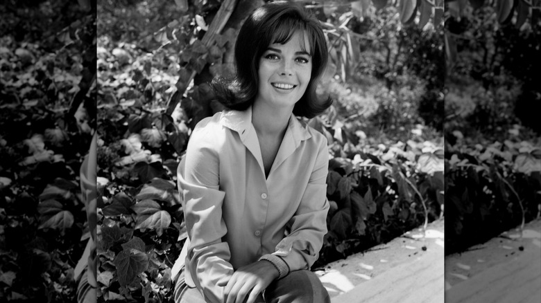 Une photo en noir et blanc de Natalie Wood.