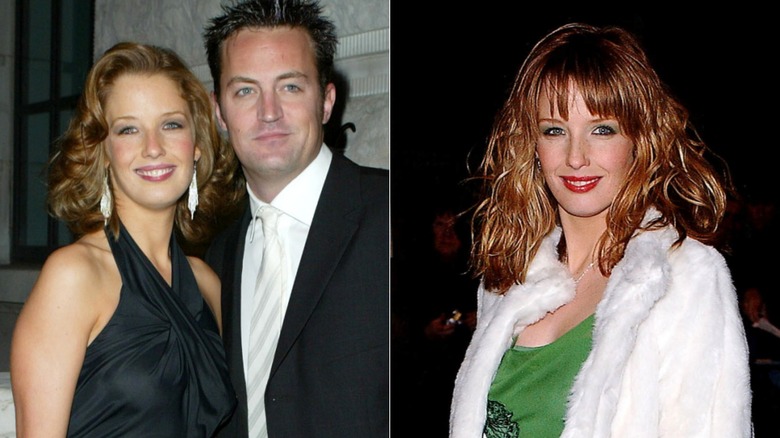 Kelly Reilly avec Matthew Perry et en blouse blanche