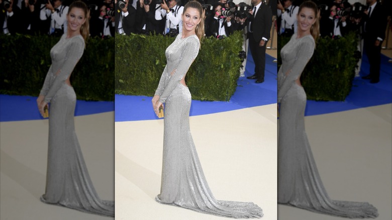 Gisele Bündchen au Met Gala 2017 à New York en mai 2017