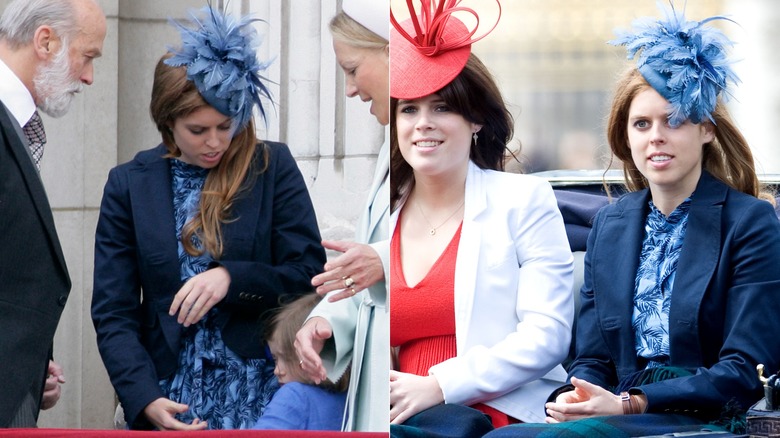 La princesse Béatrice à Trooping the Color en 2010