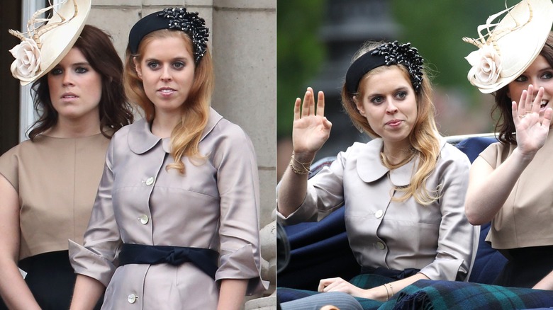 La princesse Béatrice à Trooping the Color en 2015