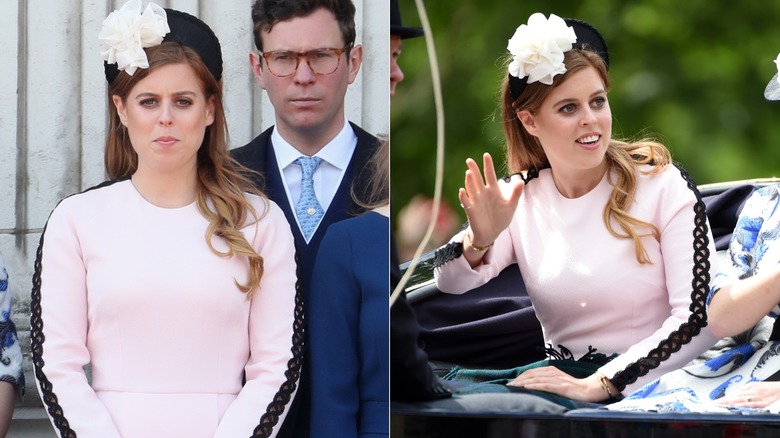 La princesse Béatrice à Trooping the Color en 2019