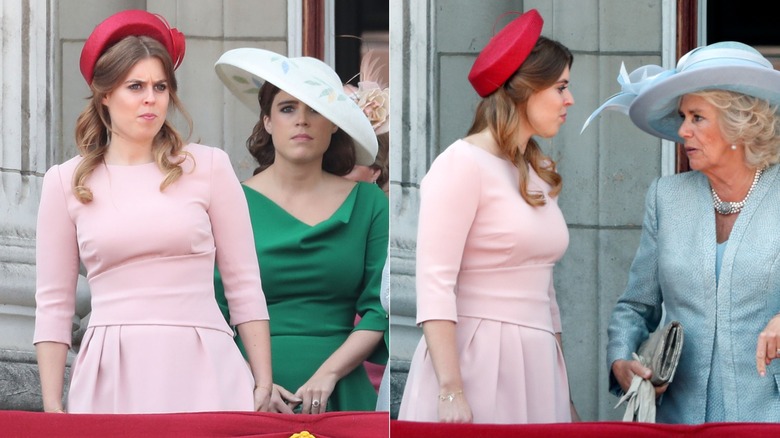 La princesse Béatrice à Trooping the Color en 2018