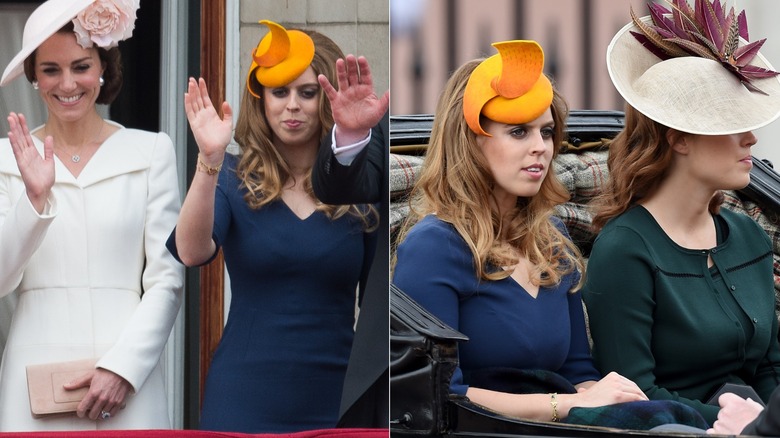 La princesse Béatrice à Trooping the Color en 2016