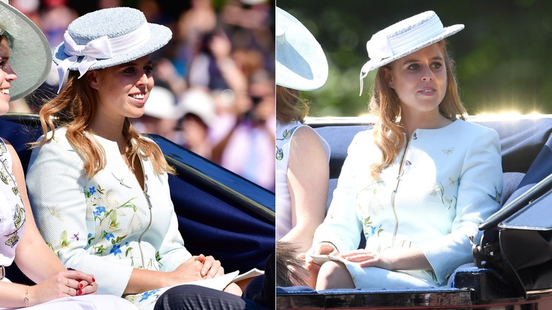 La princesse Béatrice à Trooping the Color en 2017