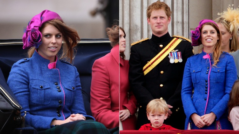 La princesse Béatrice à Trooping the Color en 2012