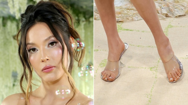 Gros plans sur la beauté et les chaussures d'Eileen Gu au Met Gala 2026