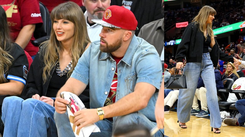 Taylor Swift et Travis Kelce à la Rocket Arena