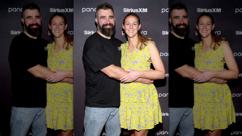 Kylie Kelce et Jason Kelce sur le tapis rouge