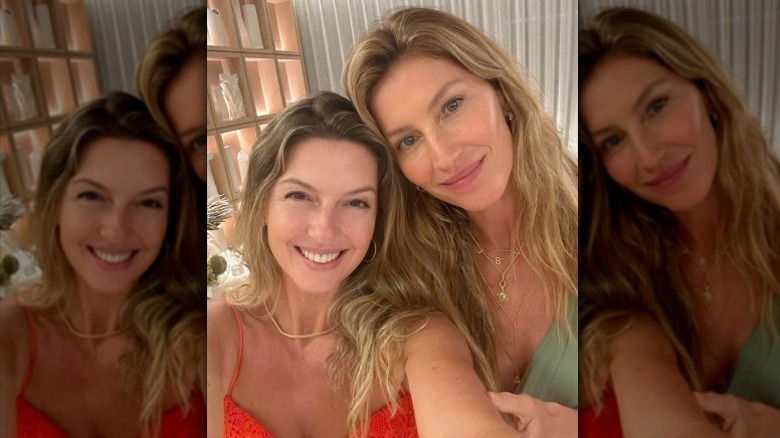 Pati et Gisele Bündchen posent pour un selfie