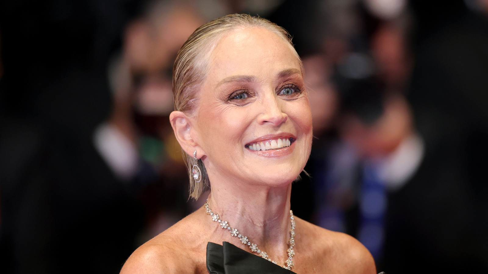 Sharon Stone maîtrise l'art d'une transition subtile avec les cheveux gris