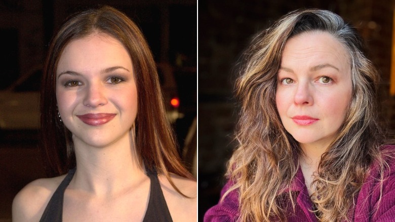 Amber Tamblyn en 2001 lors d'une soirée et sur une photo de 2026
