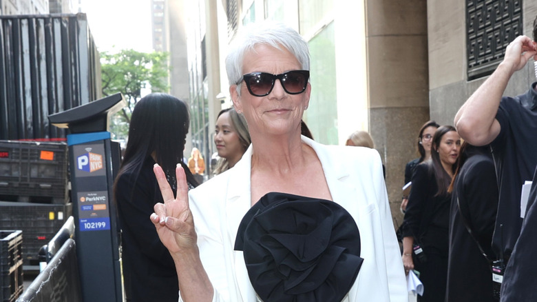 Jamie Lee Curtis arrive au NBC Upfront au Radio City Music Hall le 11 mai 2026