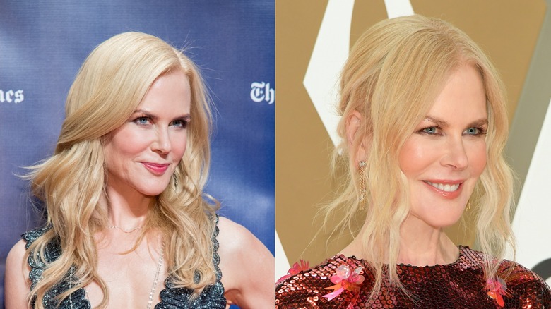 Nicole Kidman aux IFP Gotham Awards à New York en novembre 2017 / Nicole Kidman à la 53e cérémonie annuelle des CMA Awards à Nashville, Tennessee, en novembre 2019