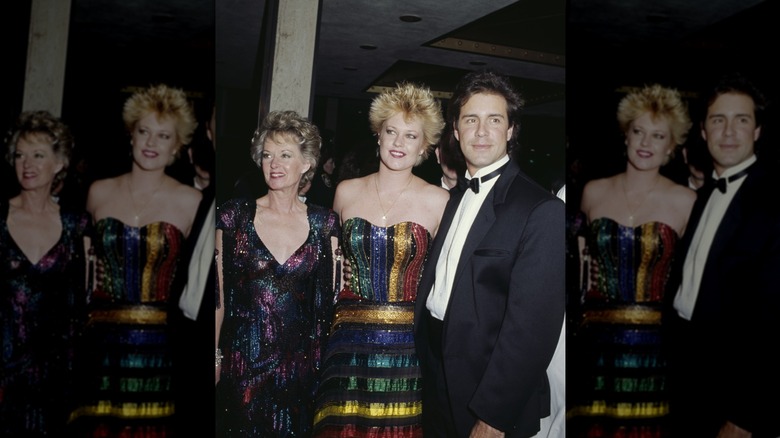 Mélanie Griffith, Tippi Hedren et Jean-Pierre Henraux aux Golden Globes 1987