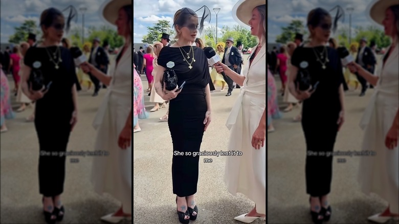 Kelly Osbourne dans une interview au Royal Ascot 2026.