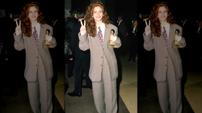 Julia Roberts aux Golden Globe Awards en 1990