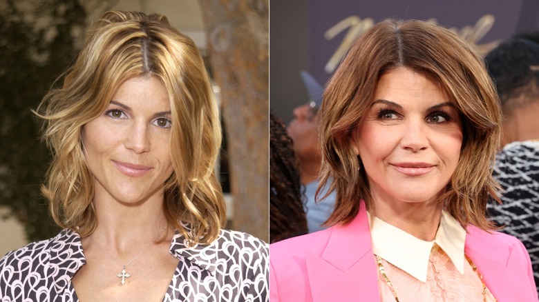 Photos côte à côte de Lori Laughlin en 2001 et 2026