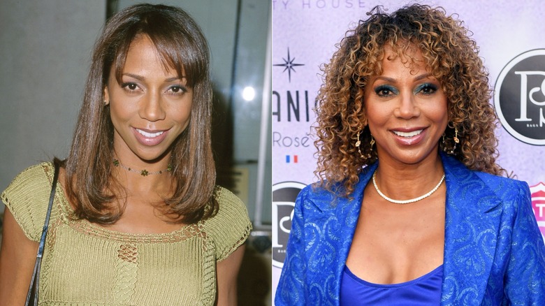 Photos côte à côte de Holly Robinson Peete en 1999 et 2026
