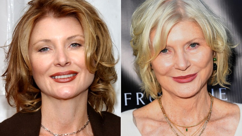 Photos côte à côte de Beth Broderick en 2001 et 2023