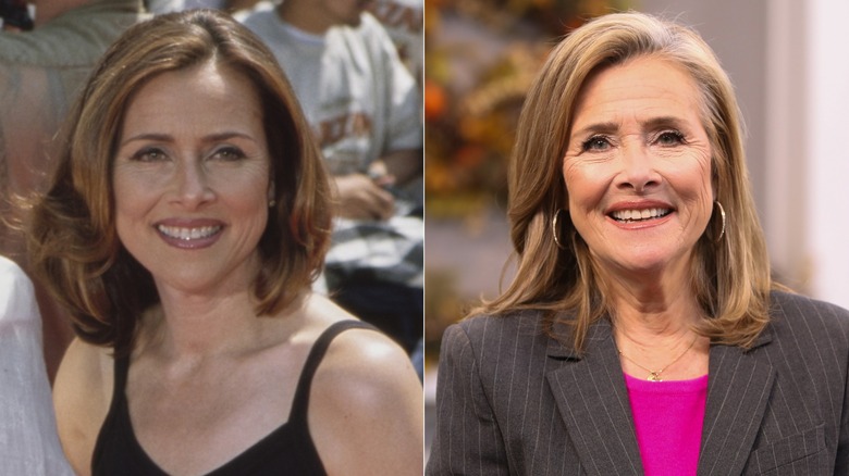 Des photos côte à côte montrent Meredith Vieira en 1999 (à gauche) et 2019 (à droite)