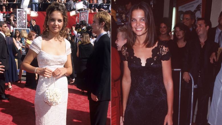 Katie Holmes à la 50e cérémonie annuelle des Emmy Awards en septembre 1998 / Katie Holmes à la première de Los Angeles 