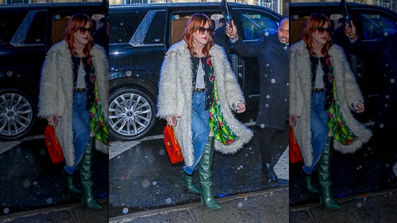 Molly Ringwald est vue à l'extérieur 
