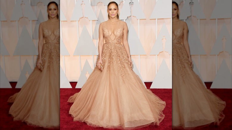 Jennifer Lopez à la 87ème cérémonie des Oscars à Hollywood en février 2015