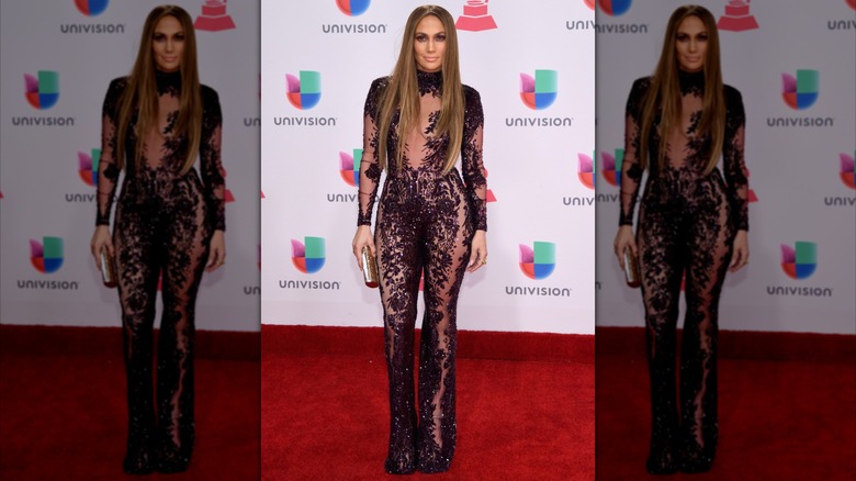 Jennifer Lopez à la 17e édition des Latin Grammy Awards à Las Vegas en novembre 2016