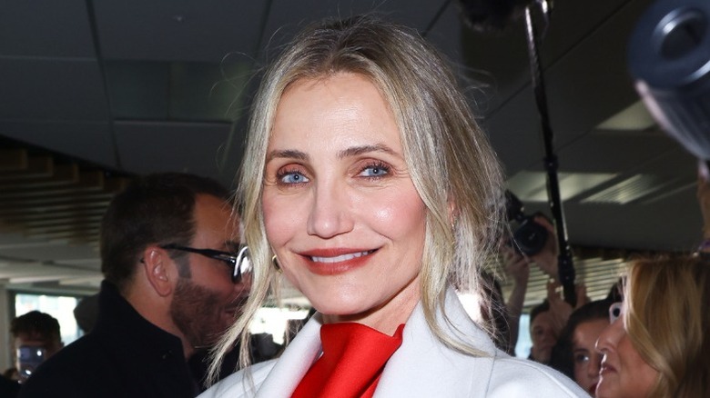 Cameron Diaz assiste à un défilé de mode Stella McCartney
