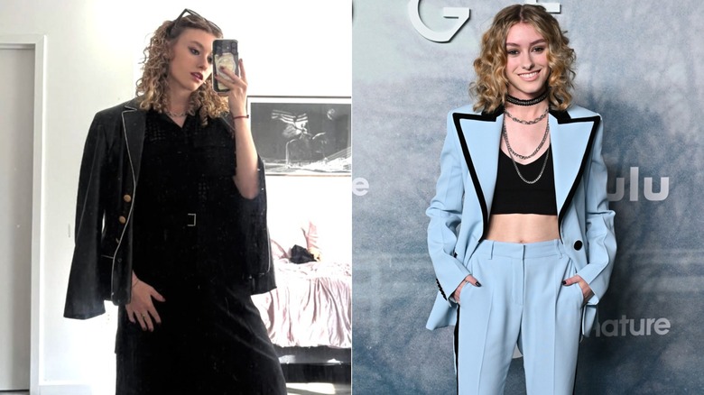Ella Dixon prend un selfie dans un miroir