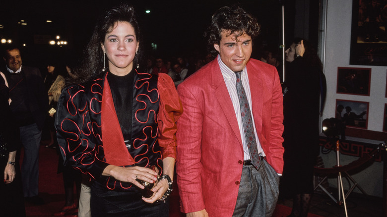 Jami Gertz et Jason Patrick mars 1986