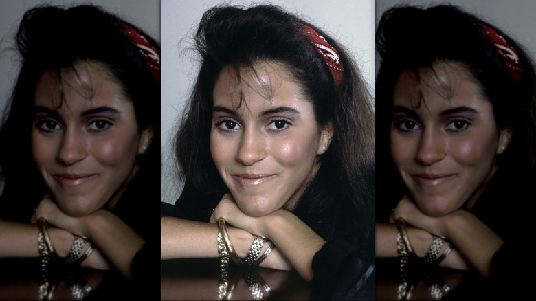 Séance de portraits de Jami Gertz, le 6 mars 1986 à Los Angeles, Californie
