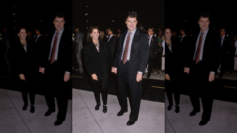 Jami Gertz et son mari Tony Ressler en novembre 1989