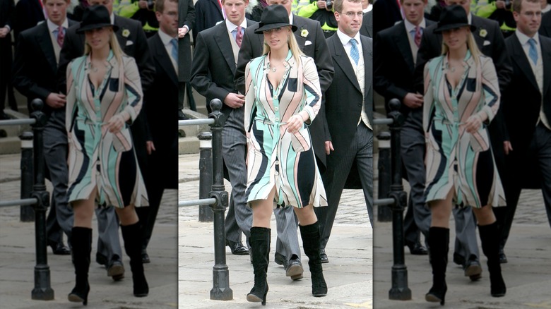 Zara Tindall au mariage du roi Charles et de Camilla Parker Bowles.