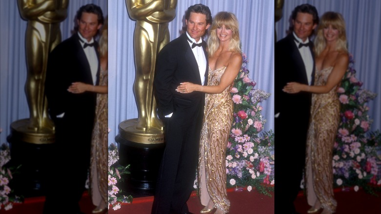 Kurt Russell et Goldie Hawn aux Oscars 1989
