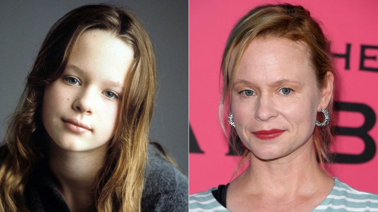 Photos côte à côte de Thora Birch de 1996 et 2026