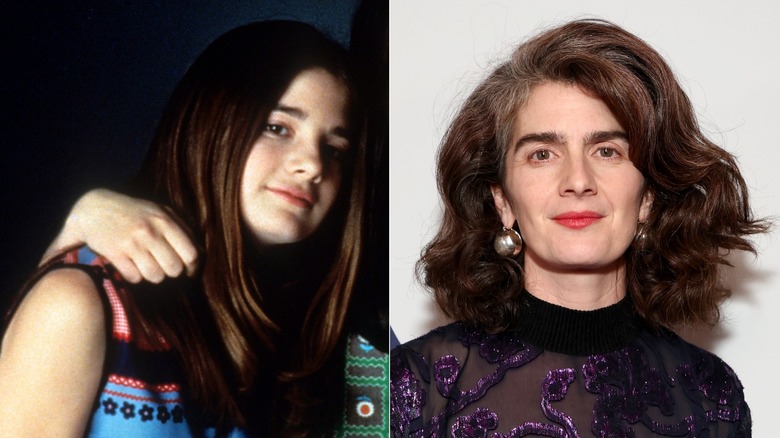 Photos côte à côte de Gabby Hoffman de 1995 et 2025