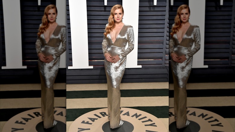 Amy Adams à la soirée des Oscars de Vanity Fair 2017.