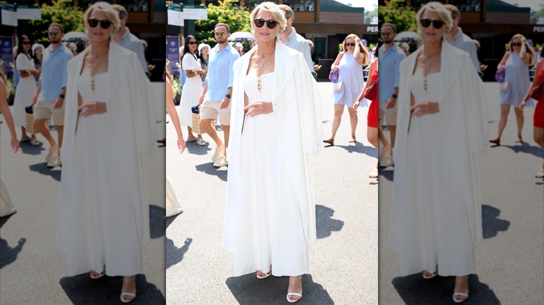 Robin Wright à Wimbledon en 2025
