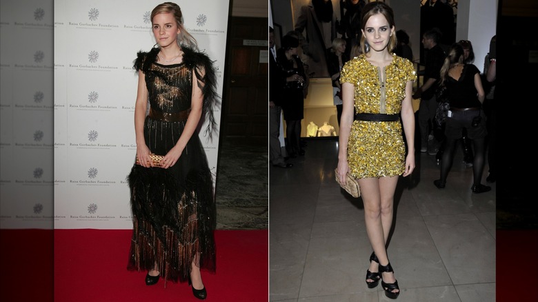 Emma Watson en 2007 et 2009