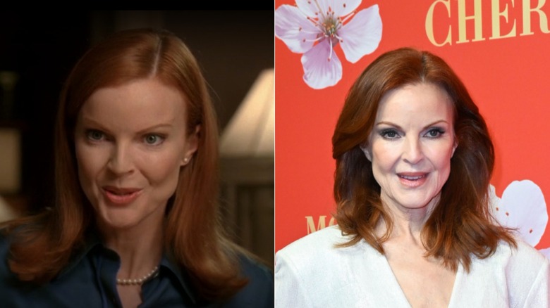 Marcia Cross dans un alambic de 