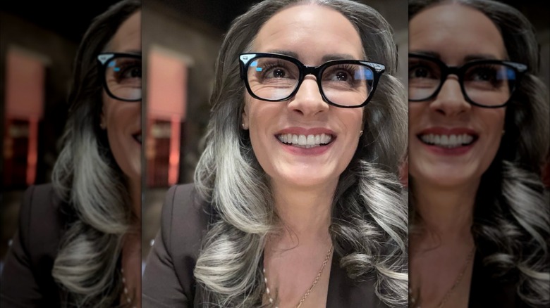 Un selfie de Paget Brewster.