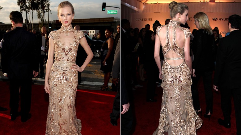 Taylor Swift à la 54ème cérémonie des Grammy Awards à Los Angeles en février 2012