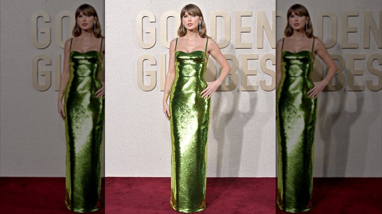 Taylor Swift à la 81e cérémonie annuelle des Golden Globe Awards à Beverly Hills en janvier 2024
