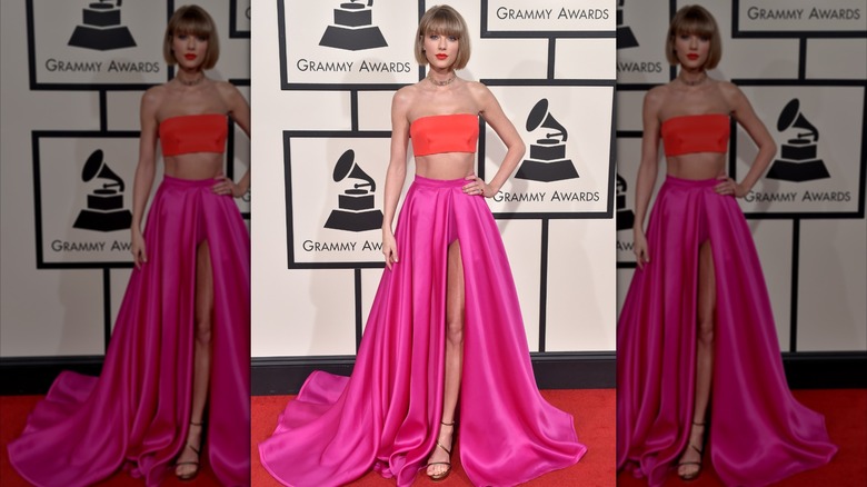 Taylor Swift à la 58ème cérémonie des Grammy Awards à Los Angeles en février 2016
