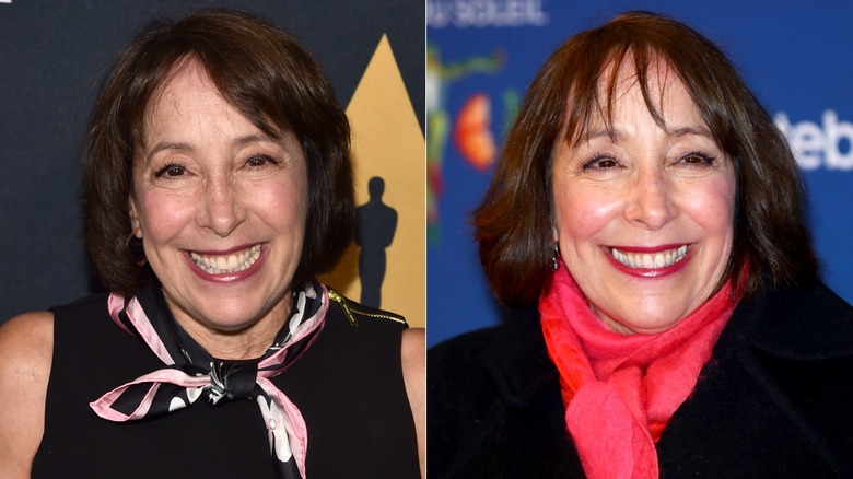 Didi Conn en 2019 et 2018 avec un carré brun court